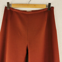 Carica l'immagine nel visualizzatore di Gallery, pantalone dritto lana ruggine -pezzo unico