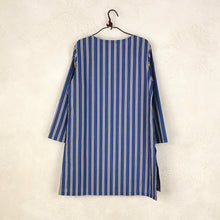 Carica l'immagine nel visualizzatore di Gallery, Abito/tunica cotone a righe - Pezzo Unico