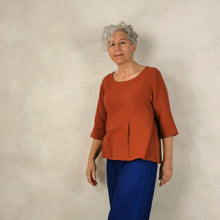 Carica l'immagine nel visualizzatore di Gallery, Camicia svasata mussolina di cotone - Pezzo Unico