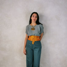 Carica l'immagine nel visualizzatore di Gallery, Cintura Obi in seta - Pezzo Unico