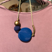 Carica l'immagine nel visualizzatore di Gallery, Collana girocollo Ecofriendly con elementi in ottone