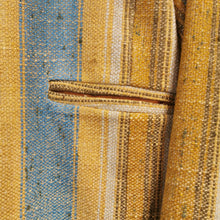 Carica l'immagine nel visualizzatore di Gallery, Giacca collo coreana a righe - Pezzo Unico