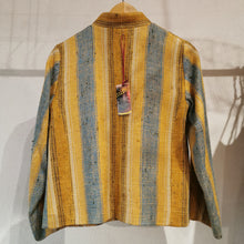 Carica l'immagine nel visualizzatore di Gallery, Giacca collo coreana a righe - Pezzo Unico