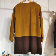 Carica l'immagine nel visualizzatore di Gallery, Giacca lana senape/vinaccia- Pezzo Unico