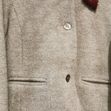 Carica l'immagine nel visualizzatore di Gallery, Giacca collo coreana lana sabbia - Pezzo Unico