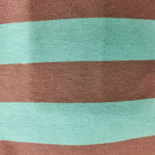 Carica l'immagine nel visualizzatore di Gallery, Maglietta lunga e svasata in jersey di cotone a righe