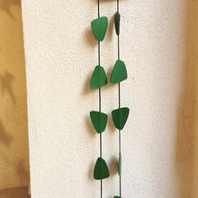 Carica l'immagine nel visualizzatore di Gallery, Collana in pelle con forme a trapezio