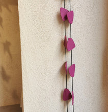 Carica l'immagine nel visualizzatore di Gallery, Collana in pelle con forme a trapezio