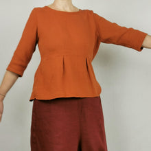 Carica l'immagine nel visualizzatore di Gallery, Camicia svasata mussolina di cotone - Pezzo Unico