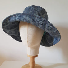 Carica l'immagine nel visualizzatore di Gallery, Cappello in tessuto modello a falda larga, più varianti - Pezzo unico