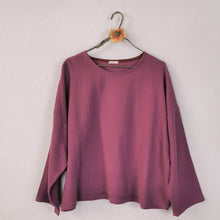 Carica l'immagine nel visualizzatore di Gallery, Maglia larga di mussolina di cotone - Pezzo Unico