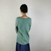 Carica l'immagine nel visualizzatore di Gallery, Camicia dritta in mussolina di cotone - Pezzo Unico