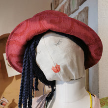 Carica l'immagine nel visualizzatore di Gallery, Cappello in tessuto modello a falda larga, più varianti - Pezzo unico