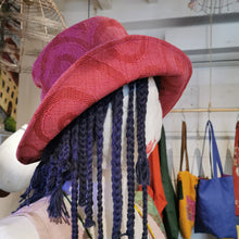 Carica l'immagine nel visualizzatore di Gallery, Cappello in tessuto modello a falda larga, più varianti - Pezzo unico