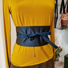 Carica l'immagine nel visualizzatore di Gallery, Cintura Obi in seta - Pezzo Unico