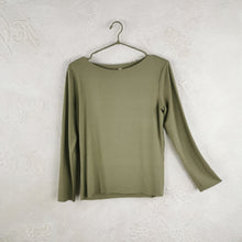 Carica l'immagine nel visualizzatore di Gallery, Maglietta manica lunga in jersey di bambù
