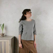 Carica l'immagine nel visualizzatore di Gallery, Camicia svasata mussolina di cotone - Pezzo Unico