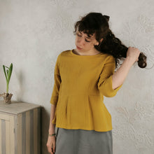 Carica l'immagine nel visualizzatore di Gallery, Camicia svasata mussolina di cotone - Pezzo Unico