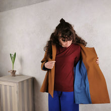 Carica l'immagine nel visualizzatore di Gallery, Giacca doppio petto in caldo cotone - Pezzo Unico