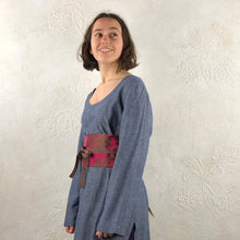 Carica l'immagine nel visualizzatore di Gallery, Cintura Obi in seta - Pezzo Unico