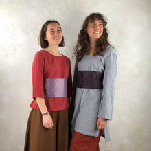 Carica l'immagine nel visualizzatore di Gallery, Cintura Obi in seta - Pezzo Unico