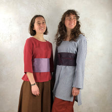 Carica l'immagine nel visualizzatore di Gallery, Cintura Obi in seta - Pezzo Unico