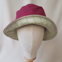 Carica l&#39;immagine nel visualizzatore di Gallery, Cappello in tessuto modello a falda stretta, più varianti  - Pezzo unico
