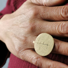Carica l'immagine nel visualizzatore di Gallery, Anello albero grande, in ottone