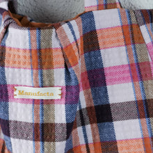 Carica l'immagine nel visualizzatore di Gallery, Borsetta di cotone fantasie quadri colorati - Pezzo unico