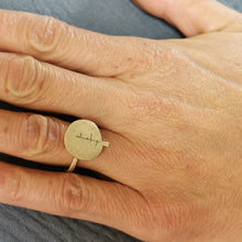 Carica l'immagine nel visualizzatore di Gallery, Anello albero piccolo in ottone