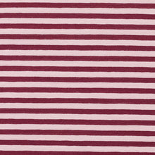 Carica l'immagine nel visualizzatore di Gallery, Maglietta lunga e svasata in jersey di cotone a righe