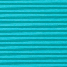 Carica l'immagine nel visualizzatore di Gallery, Maglietta lunga e svasata in jersey di cotone a righe