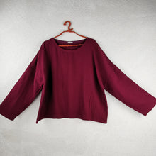 Carica l'immagine nel visualizzatore di Gallery, Maglia larga di mussolina di cotone - Pezzo Unico