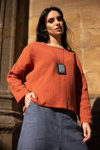 Carica l'immagine nel visualizzatore di Gallery, Maglia larga di mussolina di cotone - Pezzo Unico