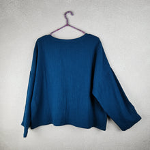 Carica l'immagine nel visualizzatore di Gallery, Maglia larga di mussolina di cotone - Pezzo Unico