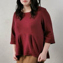 Carica l'immagine nel visualizzatore di Gallery, Camicia svasata mussolina di cotone - Pezzo Unico