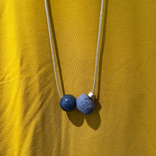 Carica l'immagine nel visualizzatore di Gallery, Collana Ecofriendly con due sfere
