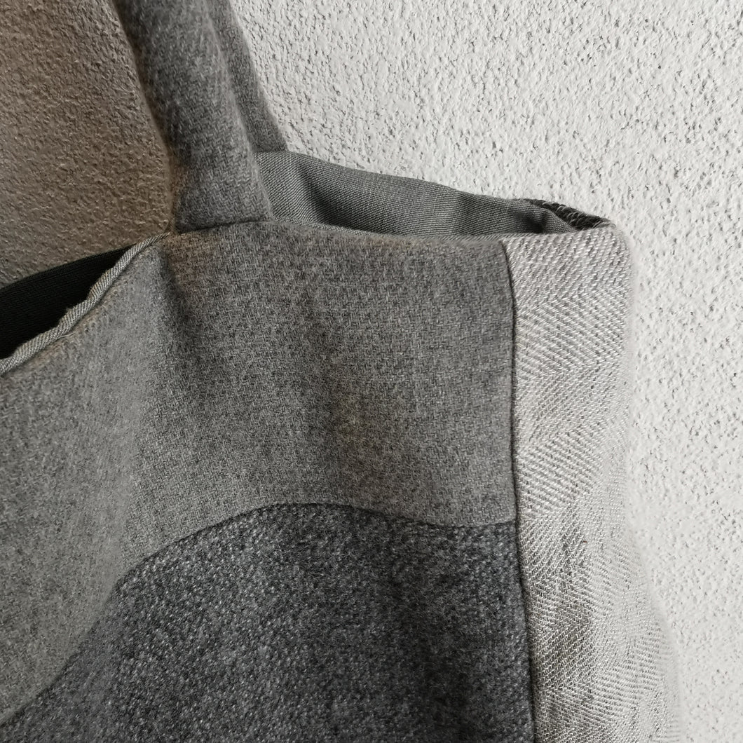 Borsa patchwork sui grigi - Pezzo unico