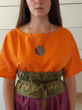 Carica l'immagine nel visualizzatore di Gallery, Cintura Obi in seta - Pezzo Unico
