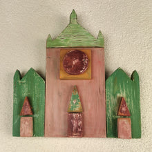 Carica l'immagine nel visualizzatore di Gallery, facciate di chiese di Firenze  in legno di riciclo - pezzo unico
