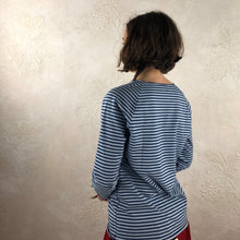 Carica l&#39;immagine nel visualizzatore di Gallery, Maglietta in jersey di cotone a righe - pezzo unico

